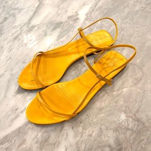 Authentic The Row yellows strappy sandals 36